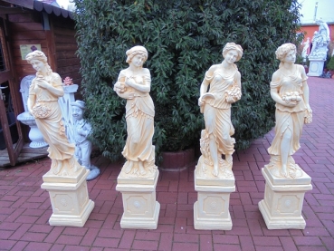 Steinfiguren Set, Gartenfiguren, Skulpturen, Statuen