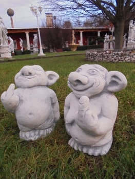 Preview: Steinfiguren Set, Gartenfiguren, Skulpturen, Statuen