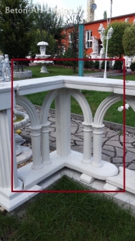 Preview: Balustraden, Baluster, Handlauf, Fusslauf, Gartendekoration