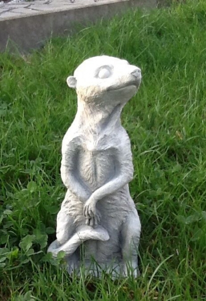 Erdmännchen, Gartenfiguren, Steinfiguren, Statuen, Skulpturen, Gartendekoration