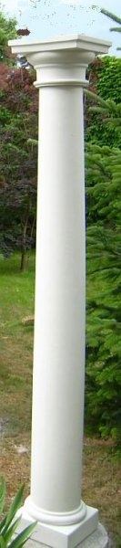 Säule, Betonsäule, Steinsäule, Gartensäule, Kapitel, Basis