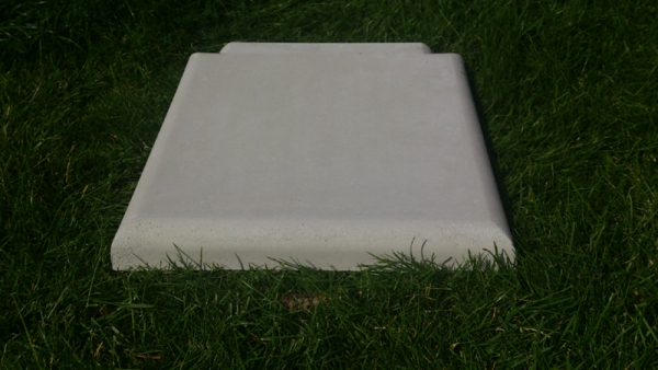Abdeckung für Abschlusselement, Park & Gartendekoration, Steinguss