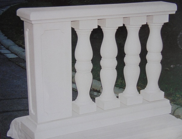 Balustraden Komplett Set 6 Höhe. 92 cm BAD-KP01006