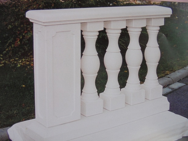 Balustraden Komplett Set 9 Höhe. 92 cm BAD-KP01009