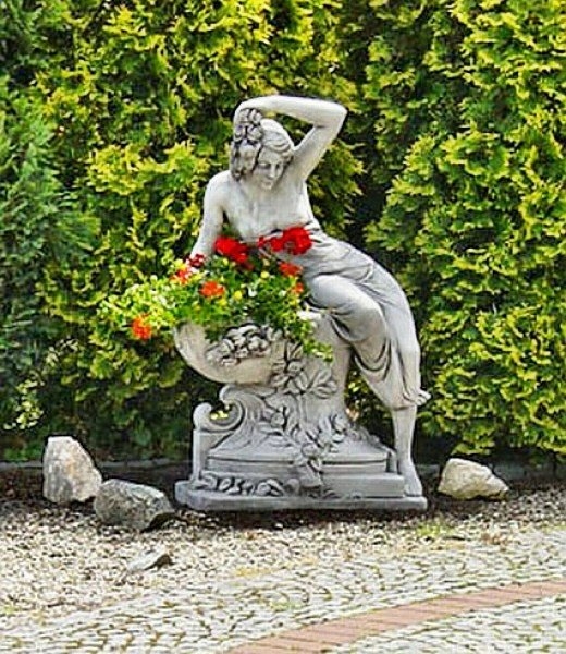 Statue, Steinfigur, Skulptur, Gartendekoration