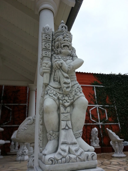 "Indian Warrior" magnificent 115 Kg white concrete
