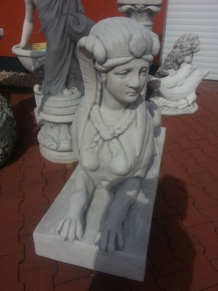 Sphinx Statue, Steinfigur, Skulptur, Gartenfigur, Torwächter
