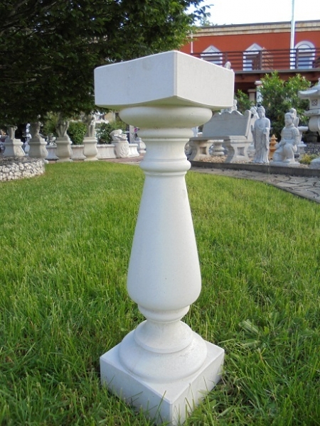 Baluster für Balustrade, Höhe 53,5 cm, Park & Gartendekoration, Steinguss, Geländer