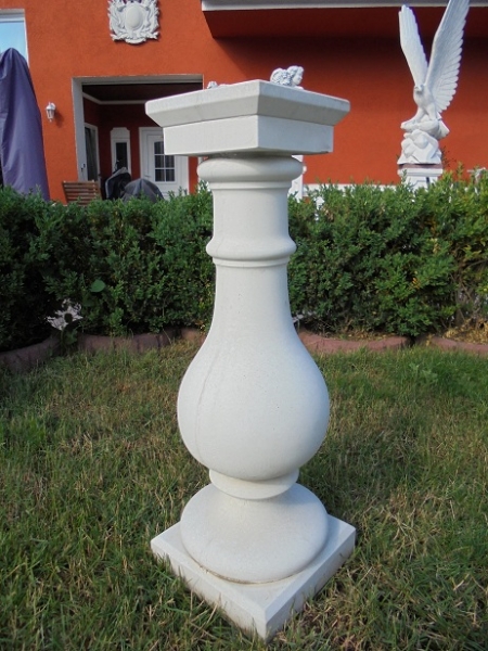 Baluster für Balustrade, Höhe 73 cm, Park & Gartendekoration, Steinguss, Geländer