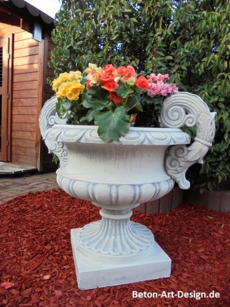 Pflanztopf, Amphore, Blumenschale, Vase, Steinkübel, Pflanzschale