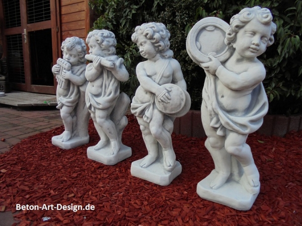 Steinfiguren Set, Gartenfiguren, Skulpturen, Statuen