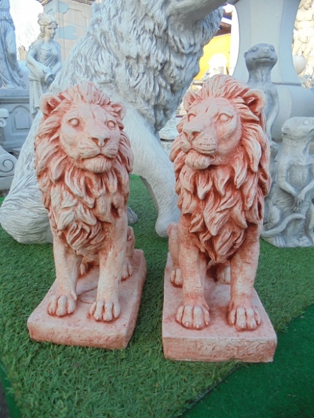 Löwe Steinfigur, Statue, Gartendekoration