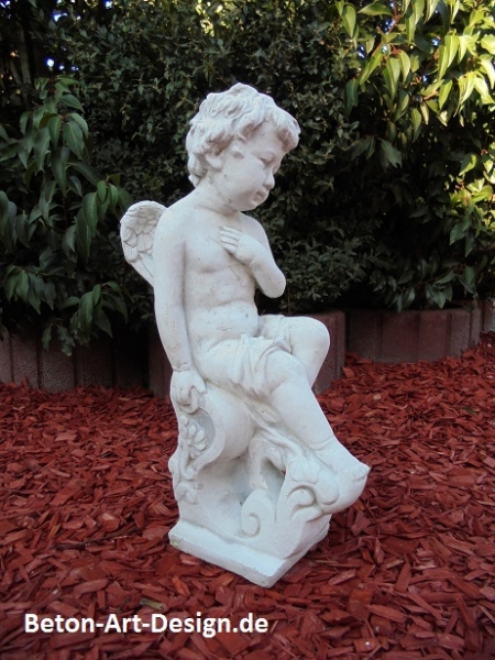 Engel, Steinfigur, Statue, Gartenfigur, Steinguss, Skulptur, Gartendekoration