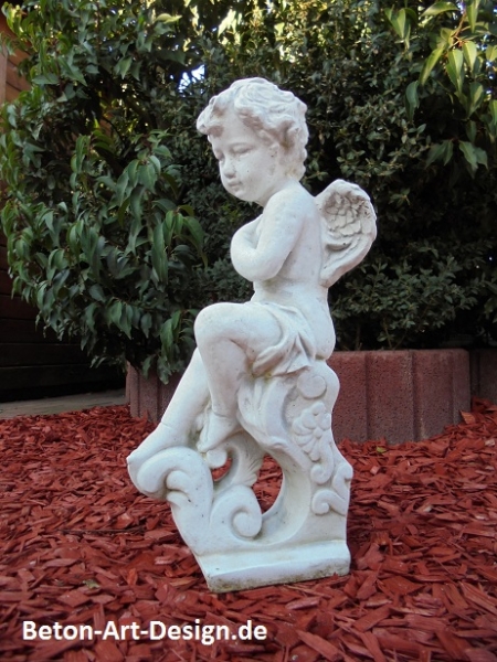 Engel, Steinfigur, Statue, Gartenfigur, Steinguss, Skulptur, Gartendekoration