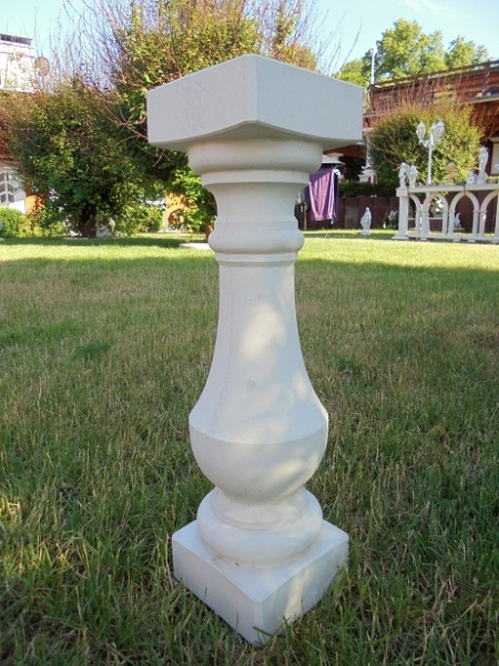 Baluster für Balustrade, Höhe 53 cm, Park & Gartendekoration, Steinguss, Geländer