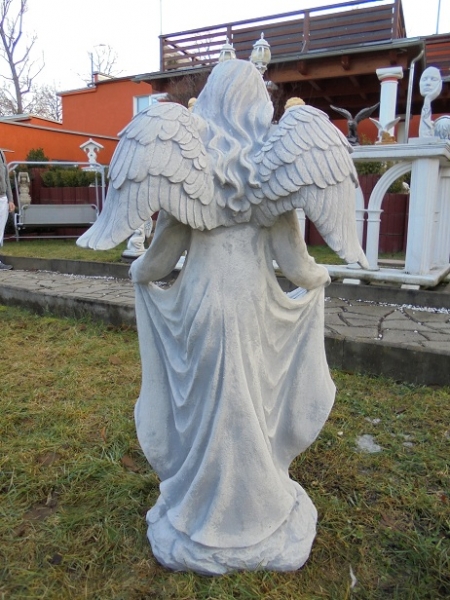 Engel, Steinfigur, Statue, Gartenfigur, Steinguss, Skulptur, Gartendekoration