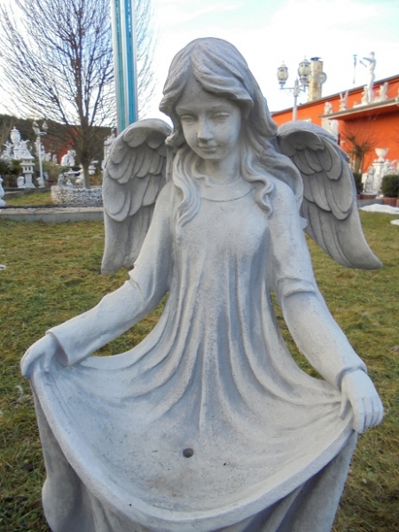 Engel, Steinfigur, Statue, Gartenfigur, Steinguss, Skulptur, Gartendekoration