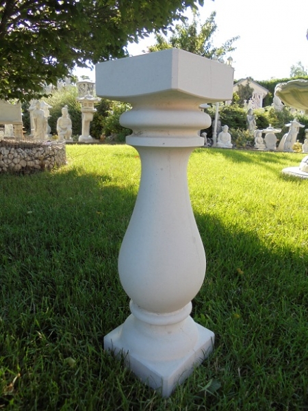 Baluster für Balustrade, Höhe 52 cm, Park & Gartendekoration, Steinguss, Geländer