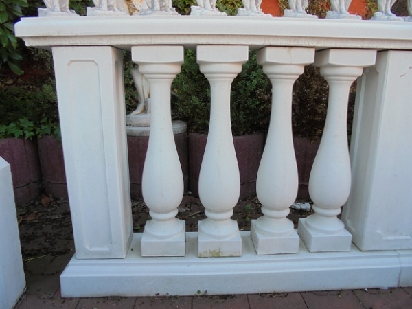 Baluster für Balustrade, Höhe 73 cm, Park & Gartendekoration, Steinguss, Geländer