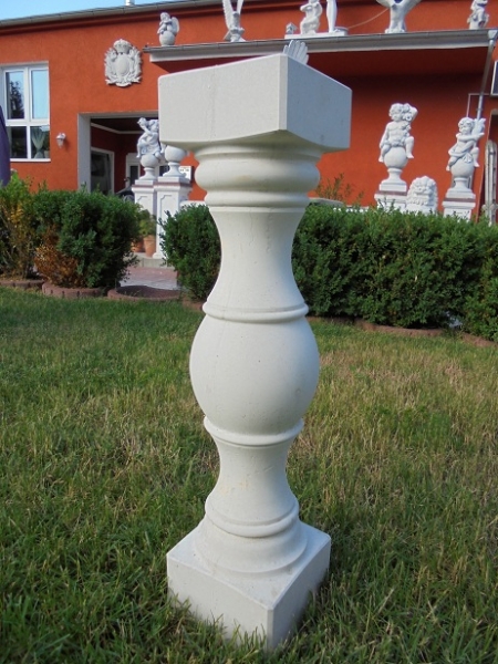 Baluster für Balustrade, Höhe 63 cm, Park & Gartendekoration, Steinguss, Geländer