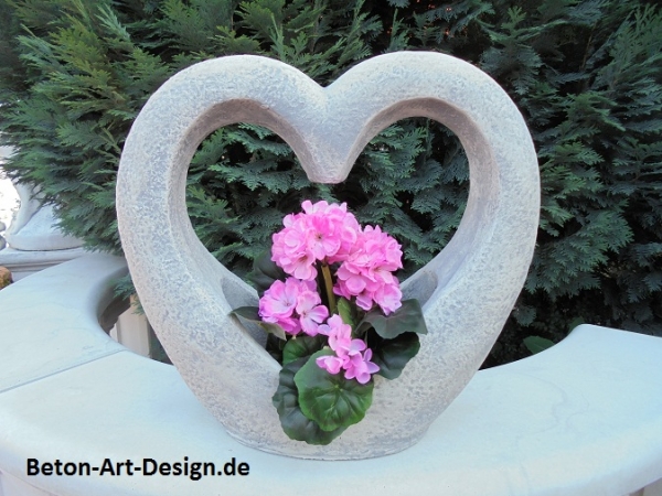 Herz, Pflanzkasten, Pflanzschale, Amphore, Blumenschale