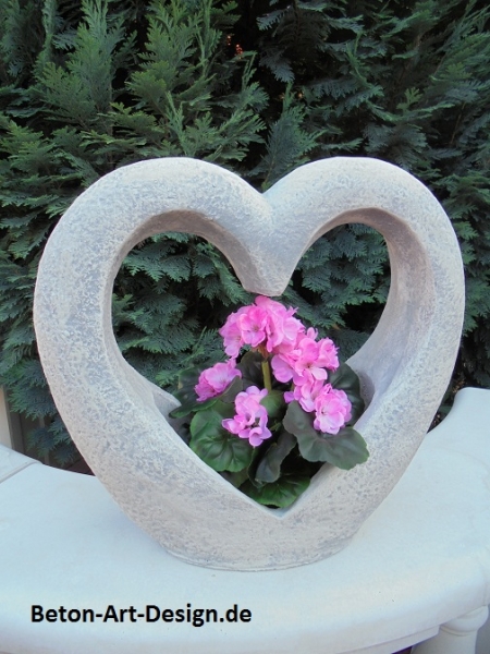 Herz, Pflanzkasten, Pflanzschale, Amphore, Blumenschale
