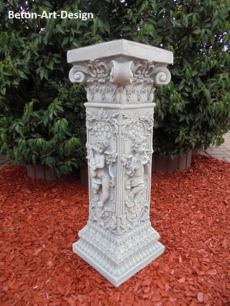 Säule, Betonsäule, Steinsäule, Gartensäule, Kapitel, Basis