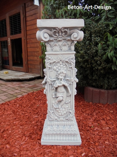Säule, Betonsäule, Steinsäule, Gartensäule, Kapitel, Basis