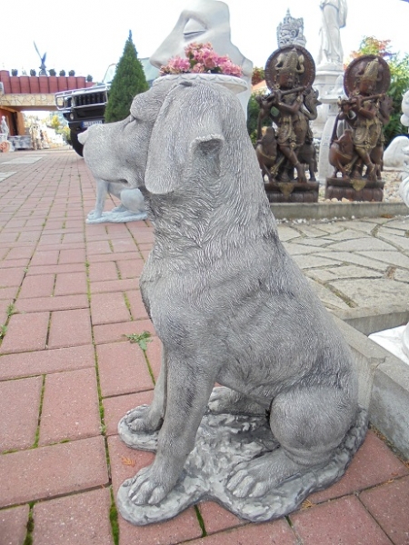 Hunde, Jagdhund, Skulptur, Steinfigur, Statue