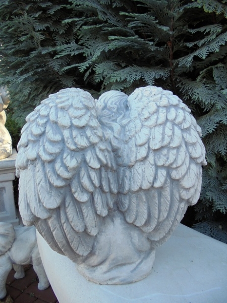 Engel, Steinfigur, Statue, Gartenfigur, Steinguss, Skulptur, Gartendekoration