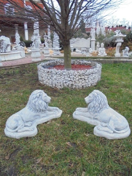 Löwe Steinfigur, Statue, Gartendekoration