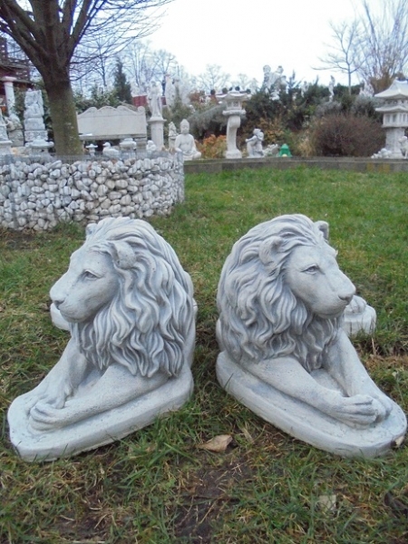 Löwe Steinfigur, Statue, Gartendekoration