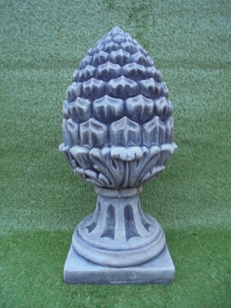 Pinienzapfen, Pfeilerschmuck, Obelisk, Pfeilerkappe, Gartendekoration