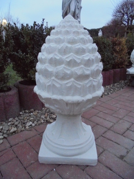 Pinienzapfen, Pfeilerschmuck, Obelisk, Pfeilerkappe, Gartendekoration