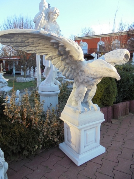 Adler Statuen, Steinfiguren, Skulpturen, Gartendekoration