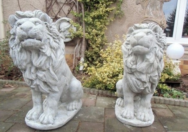 Steinfiguren Set, Gartenfiguren, Skulpturen, Statuen