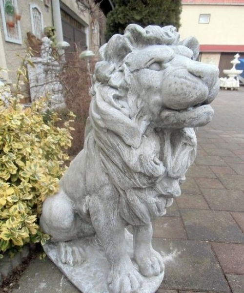 Löwe Steinfigur, Statue, Gartendekoration