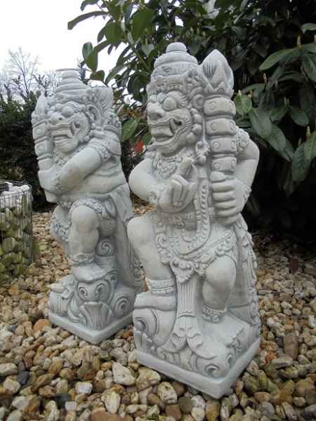 Bali Krieger Statue, Skulptur, Steinfigur, Gartenfigur