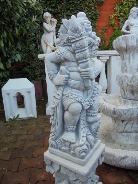 Bali Krieger Statue, Skulptur, Steinfigur, Gartenfigur