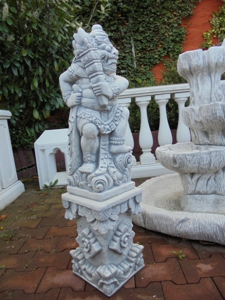 Bali Krieger Statue, Skulptur, Steinfigur, Gartenfigur