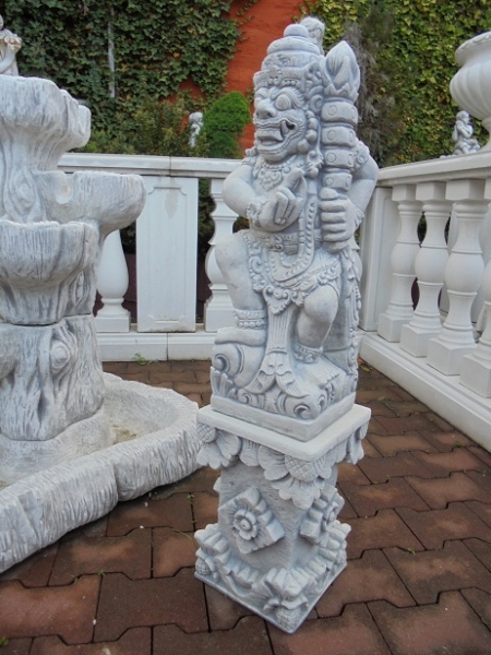 Bali Krieger Statue, Skulptur, Steinfigur, Gartenfigur