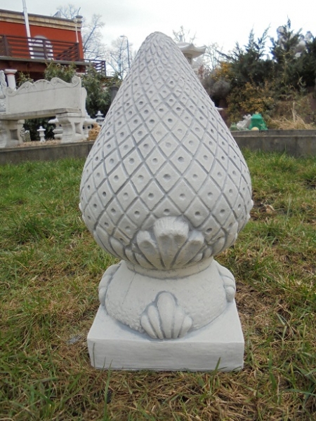 Pinienzapfen, Pfeilerschmuck, Obelisk, Pfeilerkappe, Gartendekoration