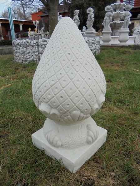 Pinienzapfen, Pfeilerschmuck, Obelisk, Pfeilerkappe, Gartendekoration