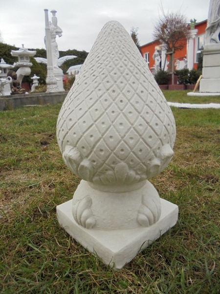 Pinienzapfen, Pfeilerschmuck, Obelisk, Pfeilerkappe, Gartendekoration
