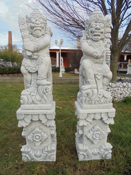Bali Krieger Statue, Skulptur, Steinfigur, Gartenfigur