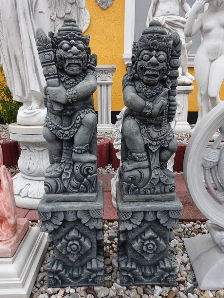 Bali Krieger Statue, Skulptur, Steinfigur, Gartenfigur