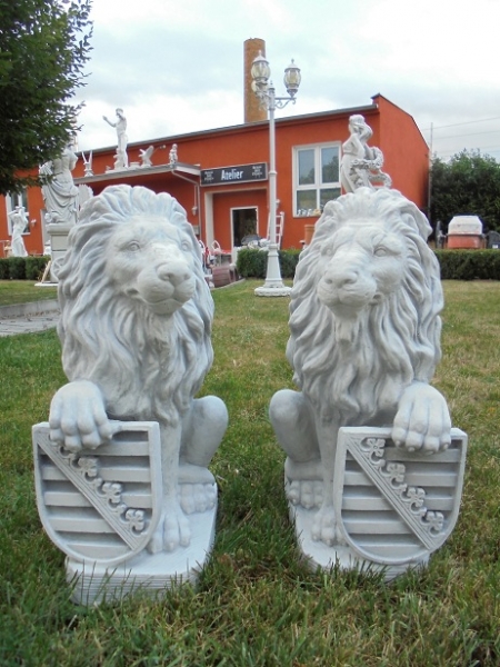 Löwe Steinfigur, Statue, Gartendekoration