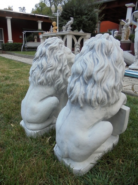 Löwe Steinfigur, Statue, Gartendekoration
