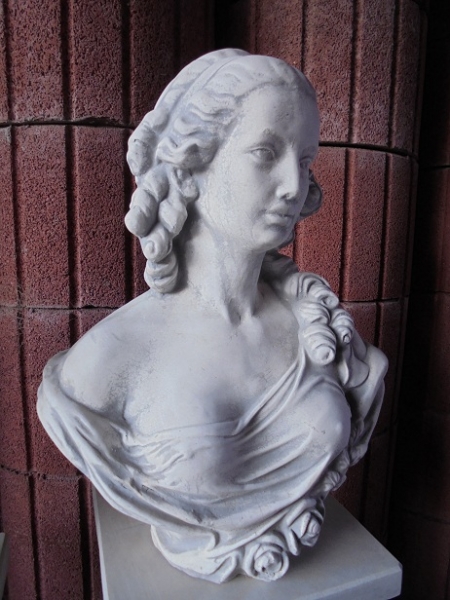Büste, Skulptur, Steinfigur, Gartendekoration