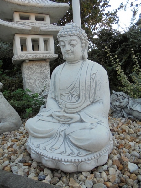 Buddha, Skulptur, Steinfigur, Gartenfigur